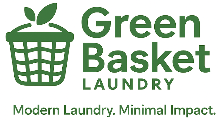 Green Basket Laundry Logo